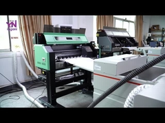Impressora DTF UV de 24 polegadas com cabeças de impressora I3200 AB Film Crystal Label Printing Machine para Copo